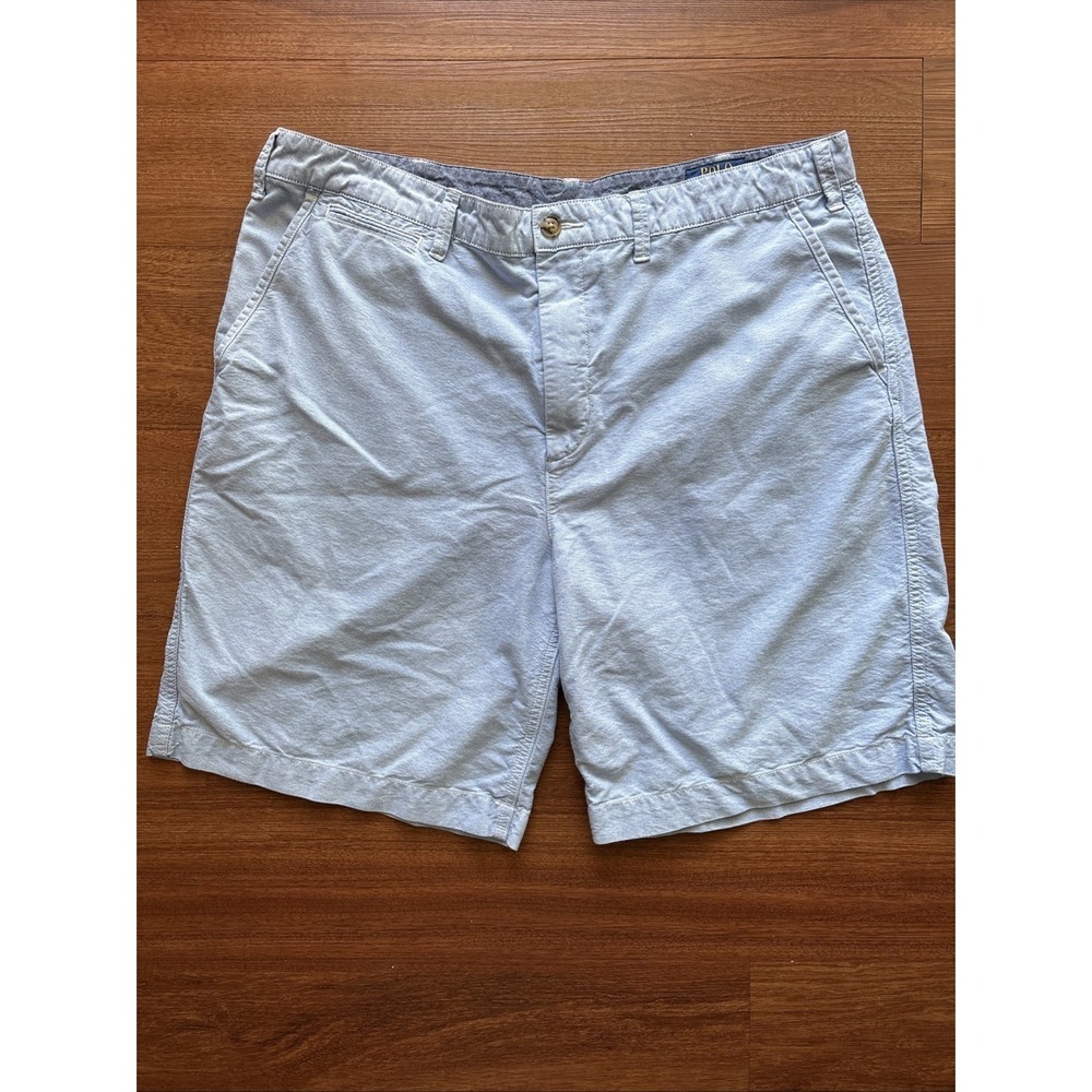 Polo Ralph‎ Lauren Shorts Mens Size 38 Light Blue 9" Inseam Preppy Golf Relaxed
